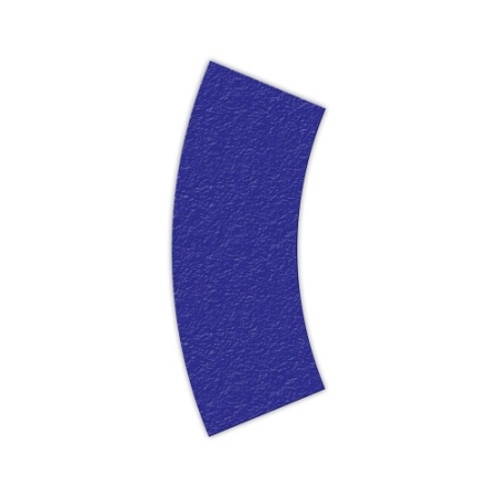 Floor Marking Curve Shape Blue 2-1/2" x 6" 25ct