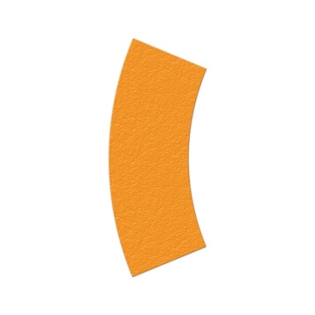 Floor Marking Curve Shape Orange 2-1/2" x 6" 25ct