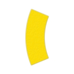 Floor Marking Curve Shape Yellow 2-1/2" x 6" 25ct