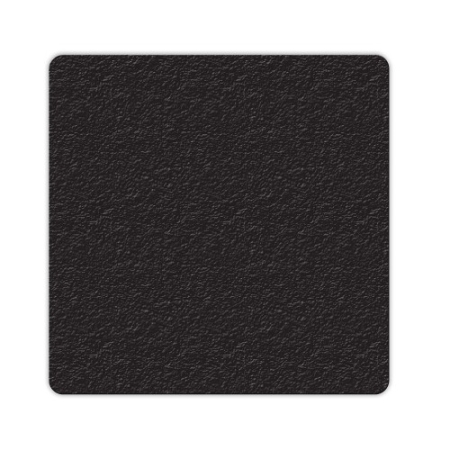 Floor Marking Large Square Shape Black 6" x 6" 25ct
