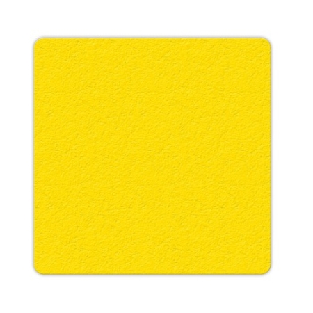 Floor Marking Large Square Shape Yellow 6" x 6" 25ct