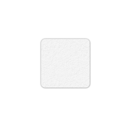Floor Marking Small Square Shape White 3" x 3" 25ct