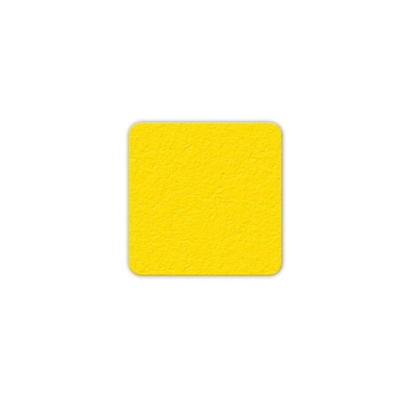 Floor Marking Small Square Shape Yellow 3" x 3" 25ct