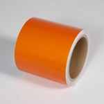 Retroreflective Tape Orange 4" x 150'