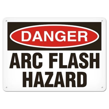 OSHA Safety Sign Danger Arc Flash Hazard