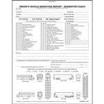 Detailed Drivers Vehicle Inspection Reports, Illustrations, Book Format
