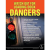 Loading Dock Dangers, Transport Safety Risk Poster