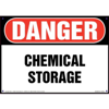 Danger, Chemical Storage Sign