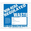 Non-RCRA Regulated Waste Label Generator Info PinFeed Paper