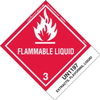 Flammable Liquid UN 1197 Extracts Flavoring Liquid Label