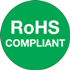 1" Circle RoHS Compliant Green Labels