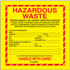 6" x 6" Hazardous Waste New Jersey Labels 500ct Roll