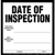 Date of Inspection Label, Vinyl, 6