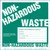 Non Hazardous Waste Label with Generator Info Paper