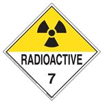 International Radioactive Wordless Placard, Vinyl