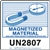 Magnetized Materials Air Label, UN2807
