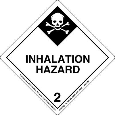 Inhalation Hazard 2 - Hazmat Shipping Form Flag