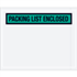 4-1/2" x 5-1/2" Green Packing List Enclosed Envelopes 1000ct