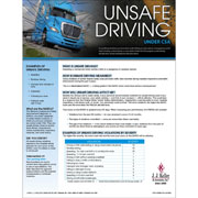 Unsafe Driving CSA Poster