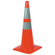 28" Traffic Safety Cone w Reflective Collars