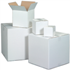 10" x 8" x 6" White Corrugated Boxes