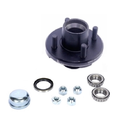 Dexter 4 on 4" EZ-Lube Hub Kit, 1-1/16" Spindle For 2K Axle