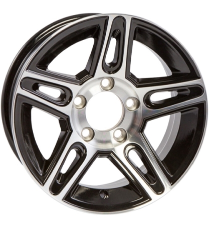 Tredit 16" x 6" Aluminum Wheel 655 Pinnacle Series Black