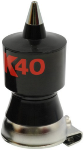 57.25-in CB Antenna Kit Stainless Steel Whip Black Red K40 Logo