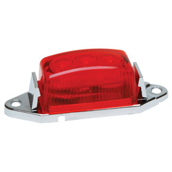 RoadPro 1.75" x 1" LED Clearance Marker Light Red 4pk