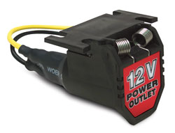 RoadPro 12 Volt Adapter Power Port with 6' Cord
