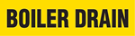 VynMark Pipe Marker, Boiler Drain