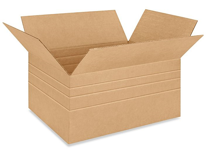 26" x 18" x 16" Multi-Depth Corrugated Boxes 20ct