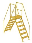 Cross Over Ladder, Yellow, 92 x 102