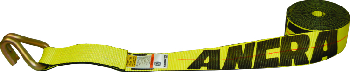 3" x 27' Winch Strap W/ Wire Hook