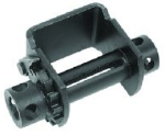 Standard Double Cap C Track Slider 7mm Web WInch