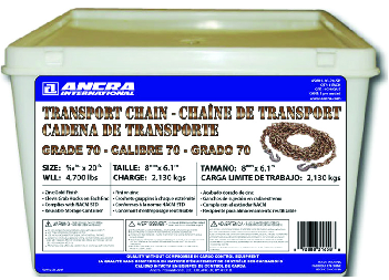 Packaged Transport Chain In A Pail, 5/16" x 20 ft