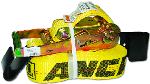 2" x 27' Web Keeper Ratchet Strap With Flat Hooks, Fixed end 18"