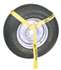 Wheel Dolly Strap 2" x 86" with Round Ring for Tires 8"w x 22"h