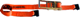 3" x 27' Ratchet Strap With Flat Hooks, Fixed end 18"