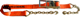 3" x 27' Ratchet Strap with Chain Anchors, Fixed end 18"