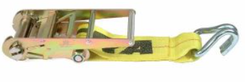 4″ x 18″ Fixed End Strap w Wire Hook & Buckle