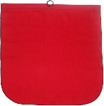 Red Cotton Flag with Steel Wire Rod