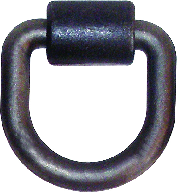 3/4" Forged Steel D-Ring with Weld-on Clip