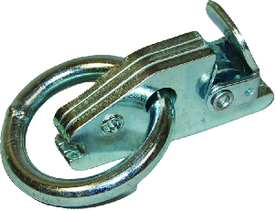 Heavy Duty Series E & A Track Fitting with Round Ring, Heat Treated