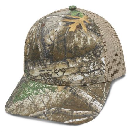 Realtree Edge Mesh Cap, Beige Back