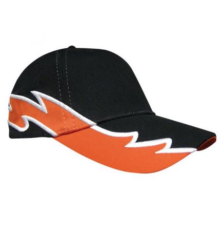 Wave Cap Black & Orange