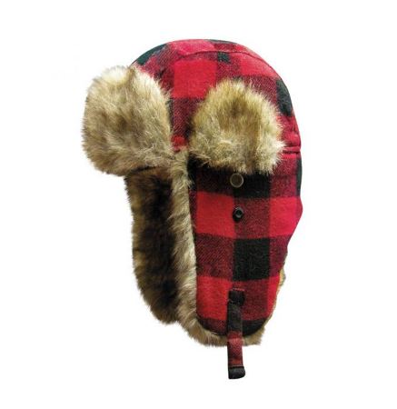 Dakota Dan Trooper Cap Buffalo Plaid