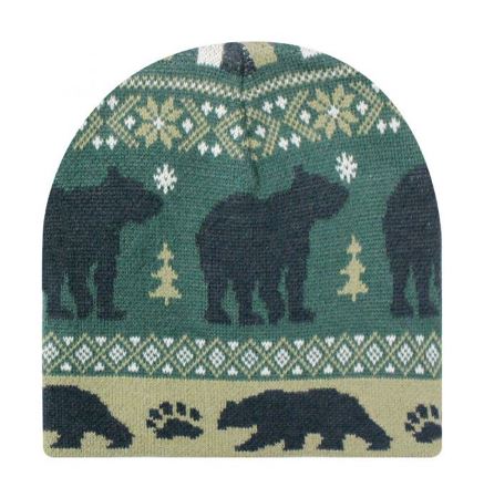 Animal Knit Bear Beanie