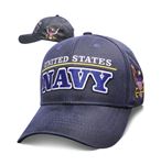 Badge of Honor Navy Cap, Oilskin