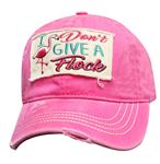 I Don't Give A Flock Raspberry Pink Cap
